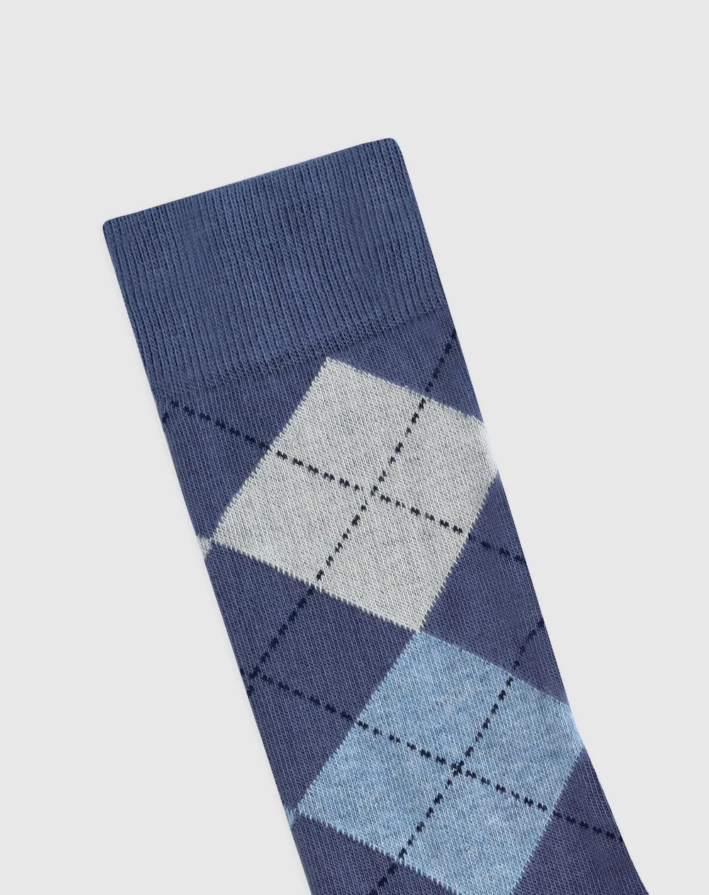 Medias hombre largas algodón azules rombos sold by Gef product image thumbnail 2