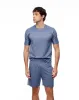 Pantaloneta deportiva antibacterial azul para hombre sold by Gef