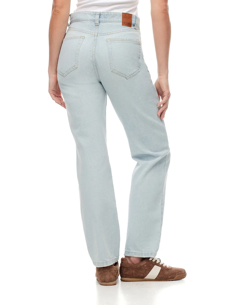 Jean recto tiro medio índigo claro mujer sold by Gef product image thumbnail 2