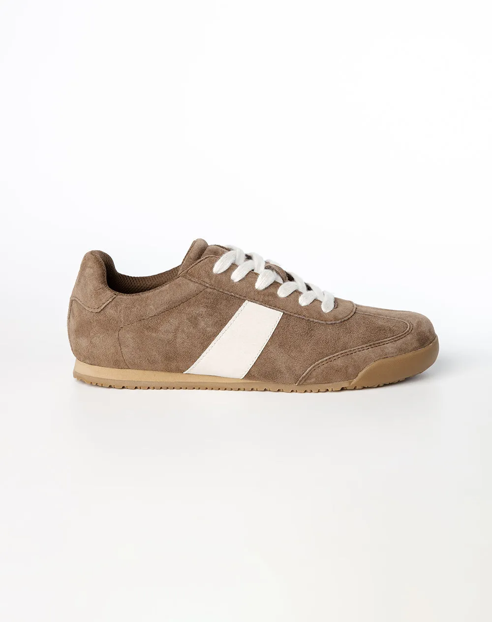 Tenis casuales cuero gamuza taupe mujer sold by Gef product image thumbnail 2