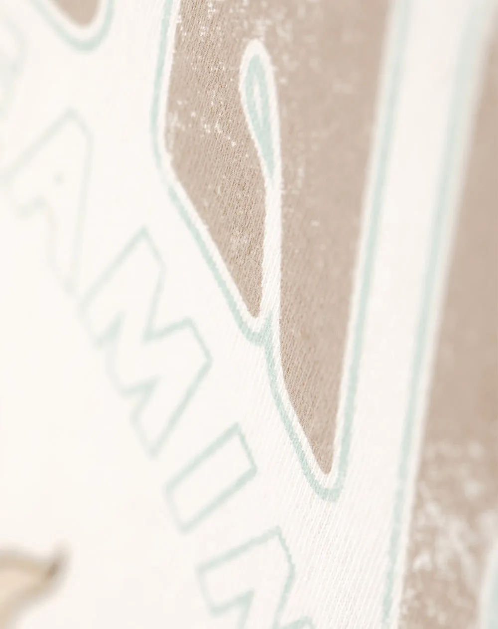 Camiseta oversize algodón cruda estampada mujer sold by Gef product image thumbnail 2