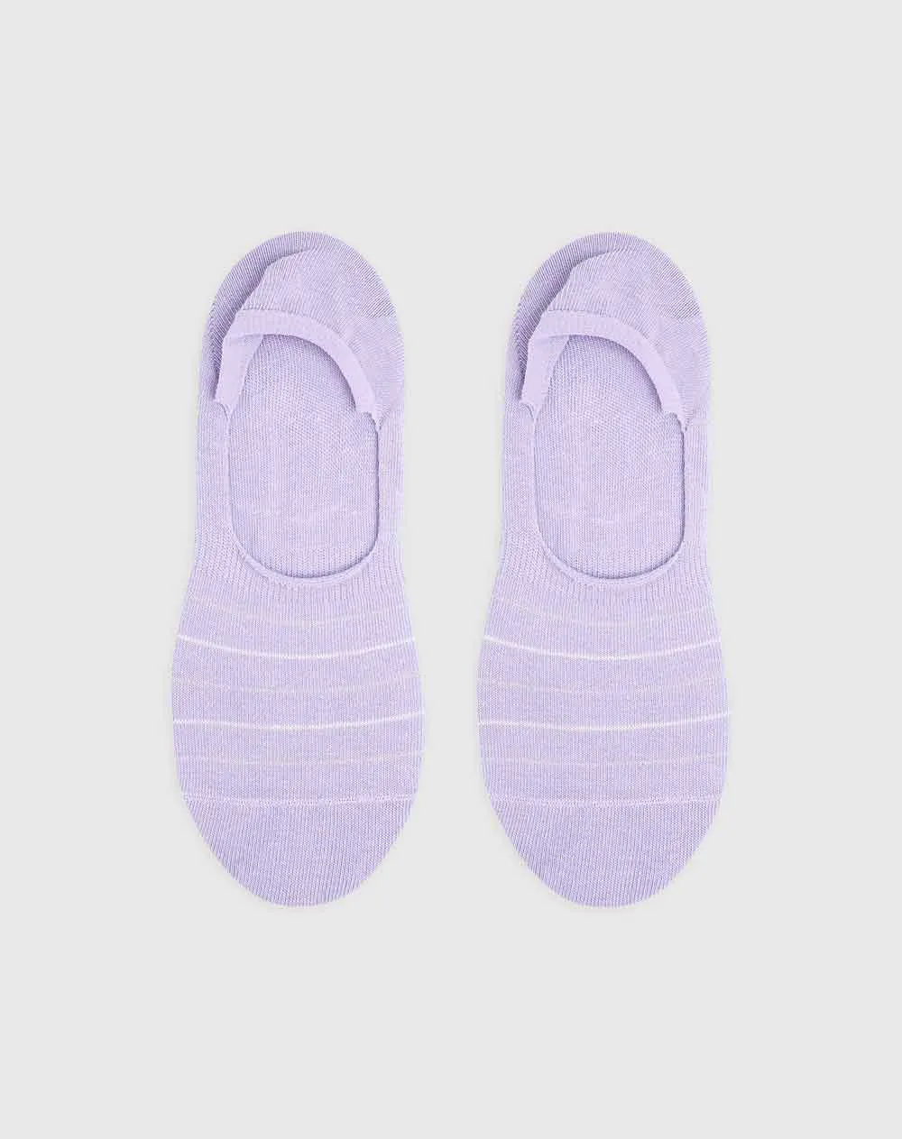 Medias baletas lila rayas sold by Gef