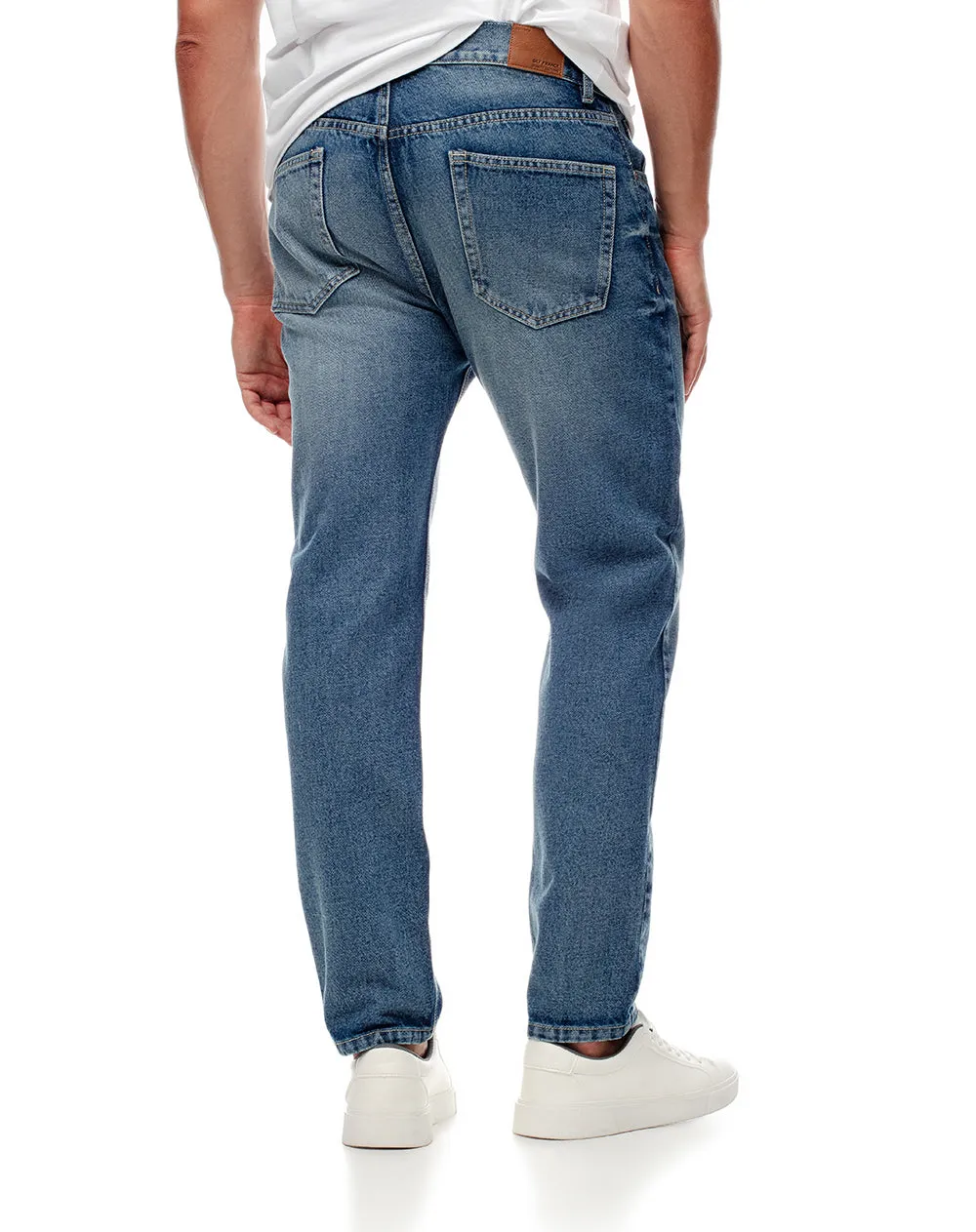 Jean tappered índigo medio hombre sold by Gef product image thumbnail 2