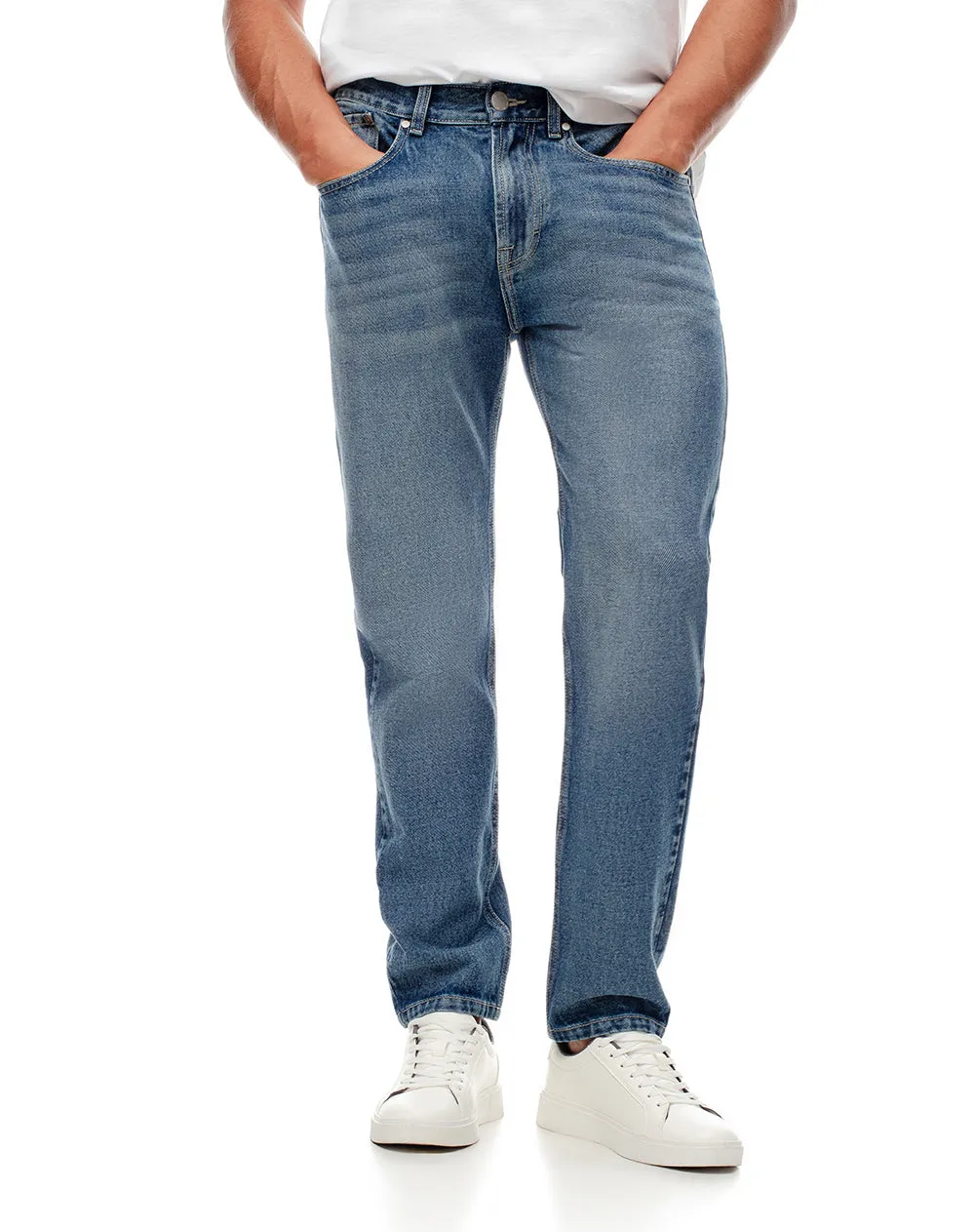 Jean tappered índigo medio hombre sold by Gef product image thumbnail 3