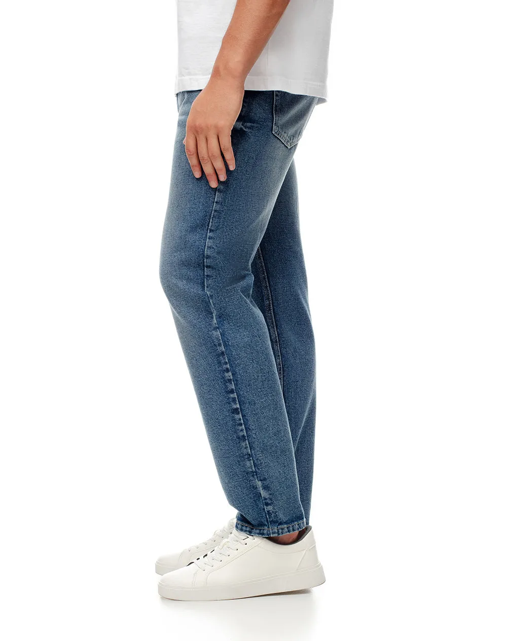 Jean tappered índigo medio hombre sold by Gef product image thumbnail 4