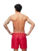 Pantaloneta rojo estampado sold by Gef