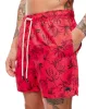 Pantaloneta rojo estampado sold by Gef