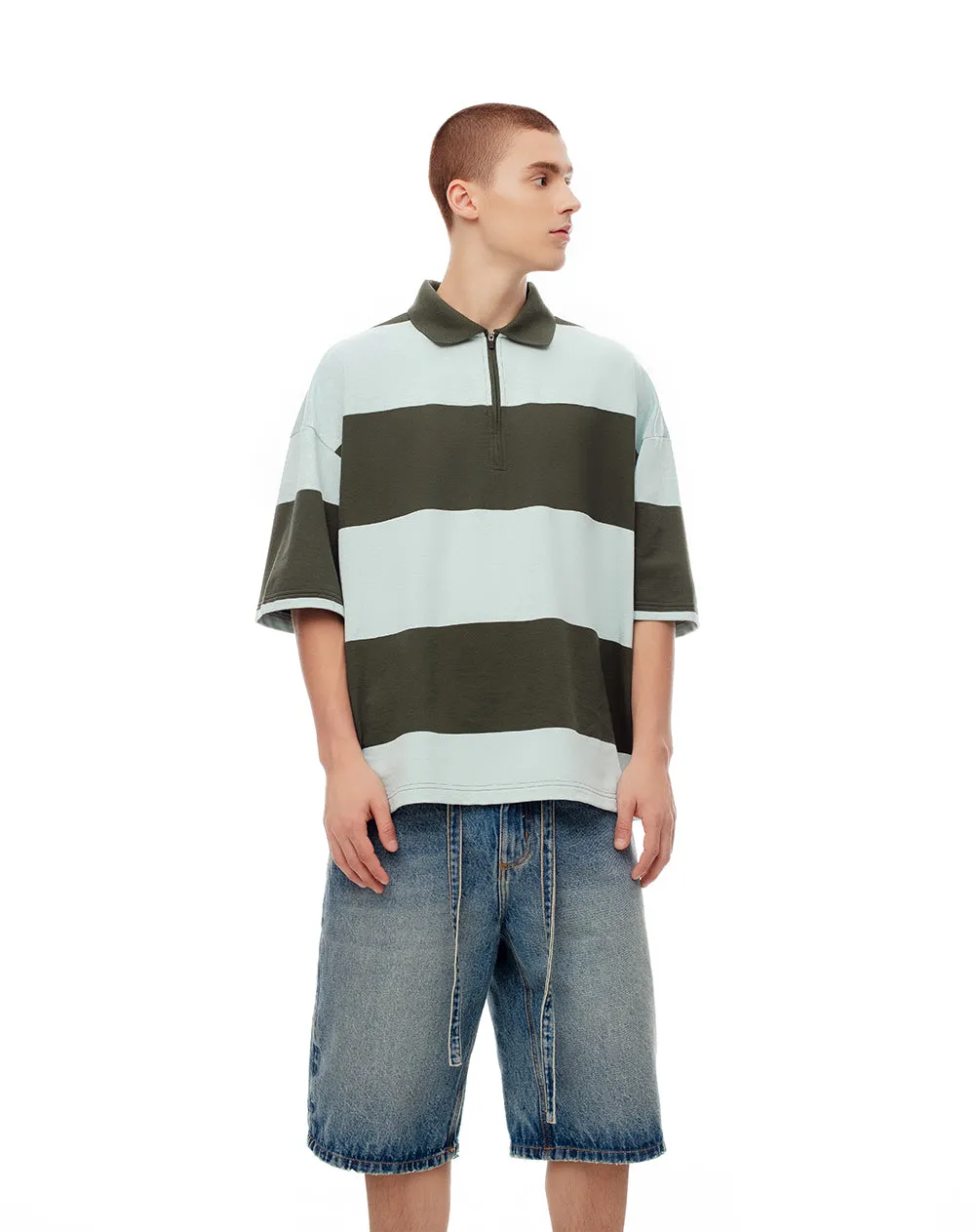 Polo oversize algodón rayas hombre sold by Gef product image thumbnail 4