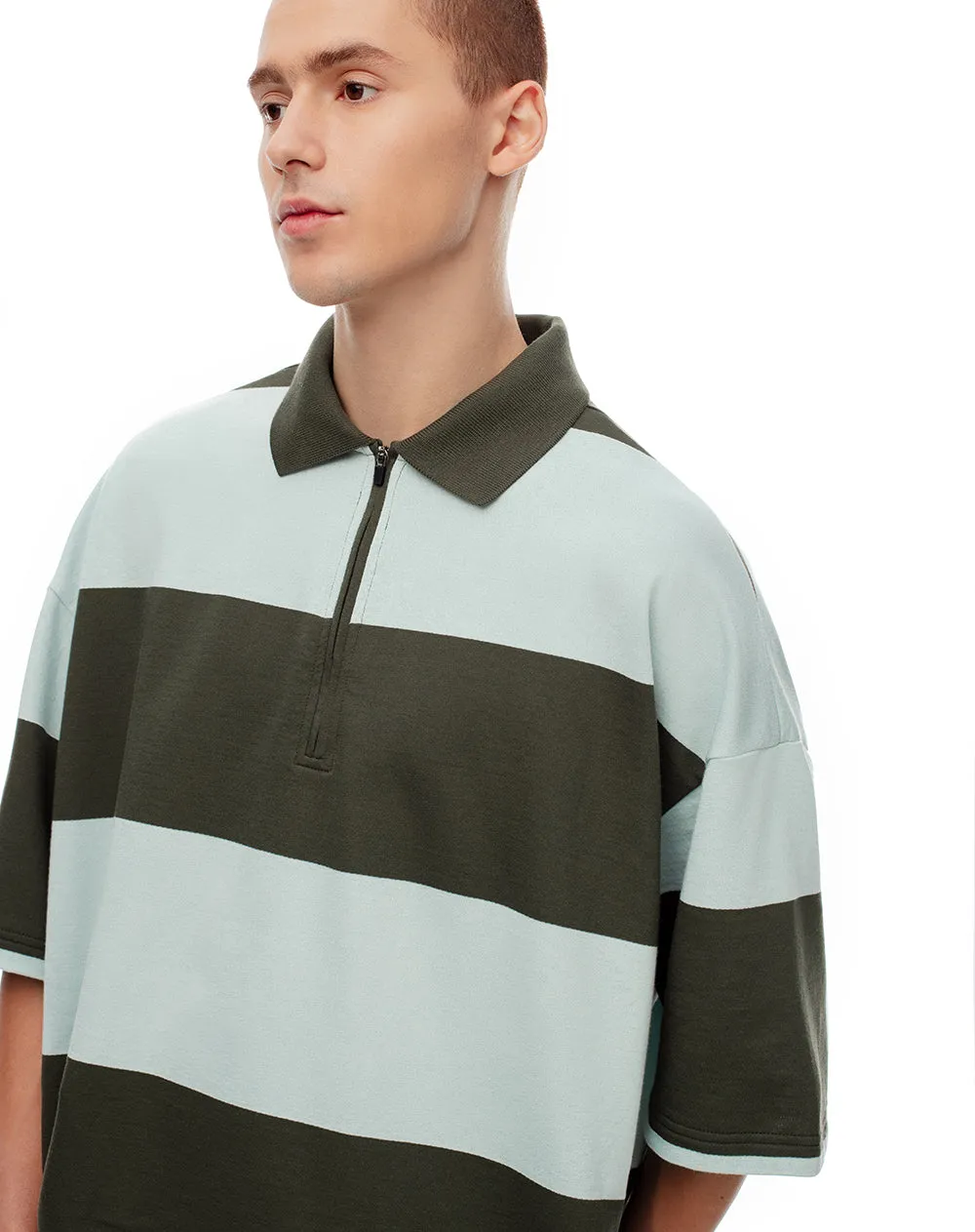 Polo oversize algodón rayas hombre sold by Gef