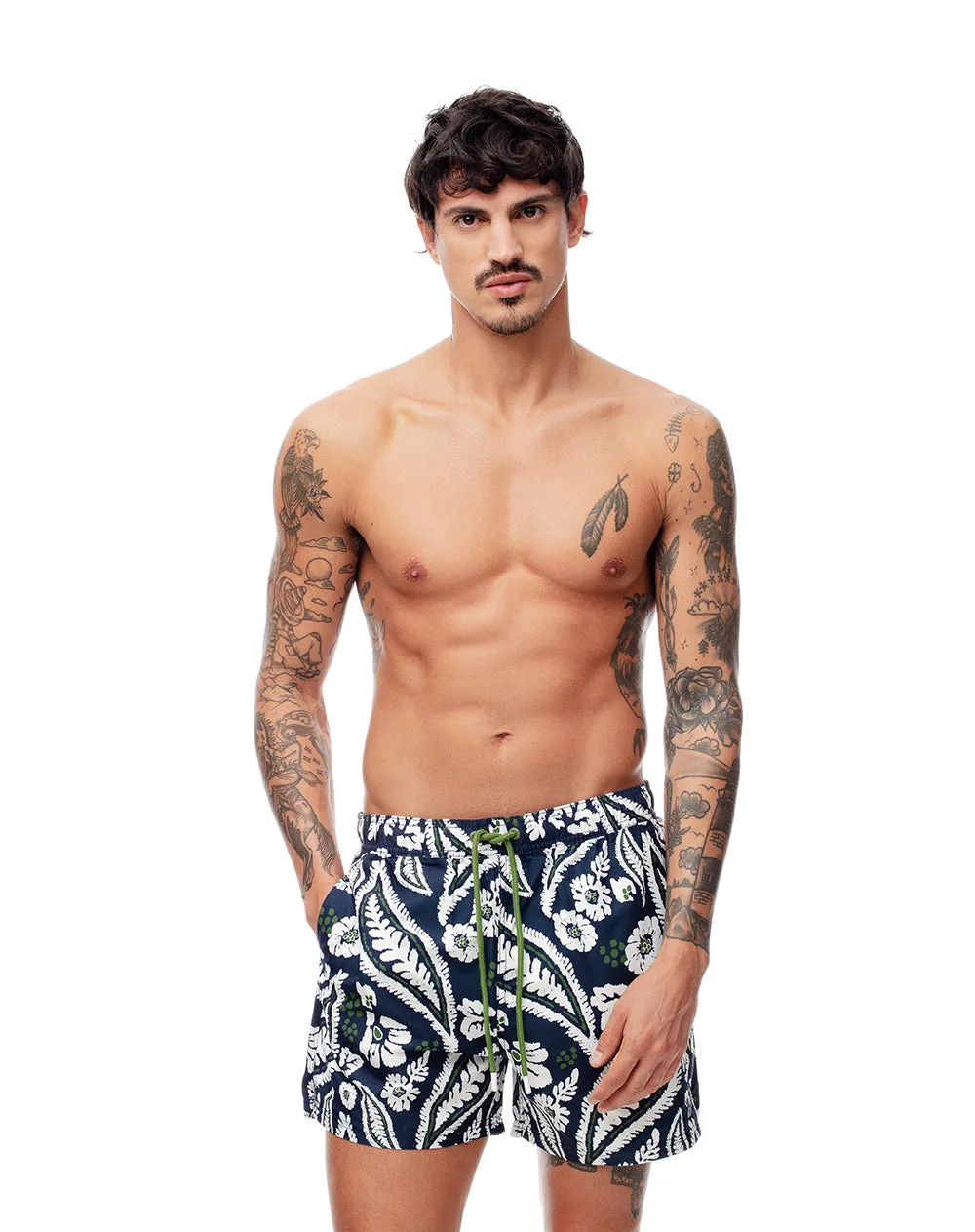 Pantaloneta de baño estampada hombre sold by Gef