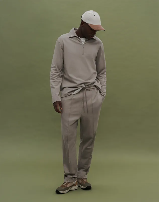 Jogger relaxed fit tiro medio taupe sold by Gef