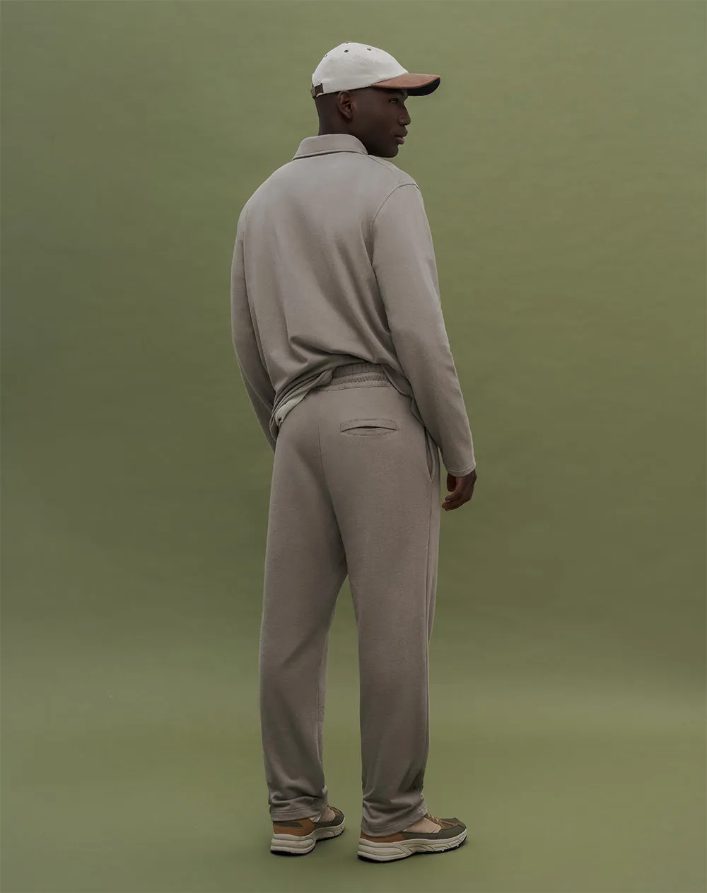 Pantalón relax algodón taupe hombre sold by Gef product image thumbnail 2