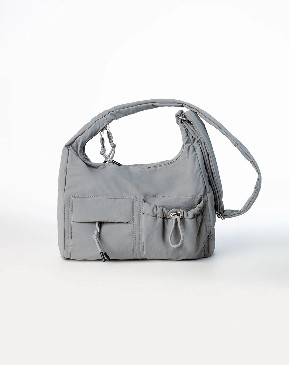 Bolso hobo utilitario gris sold by Gef product image thumbnail 4