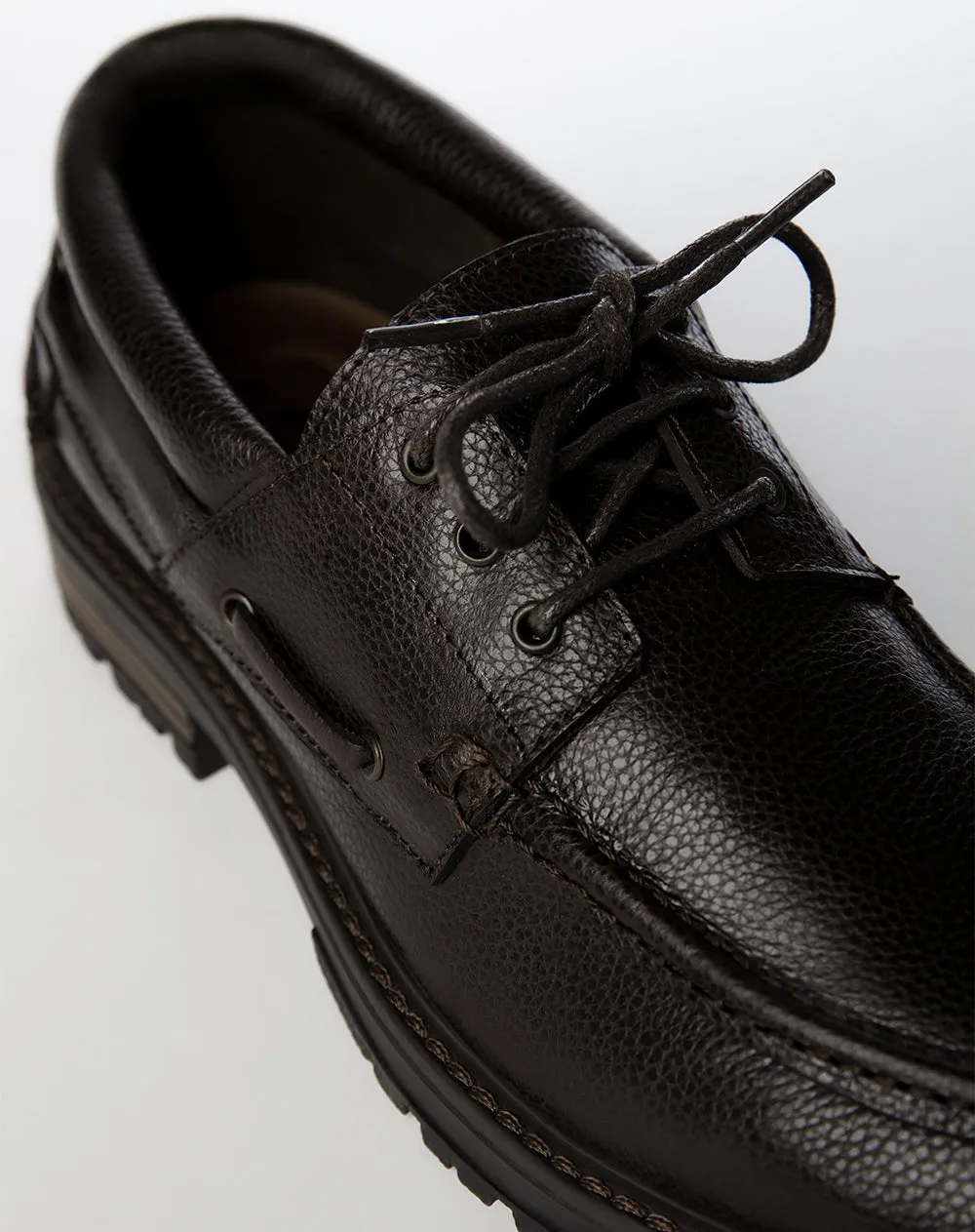 Zapatos tipo mocasín cuero café hombre sold by Gef product image thumbnail 3