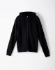 Chaqueta regular fit con capucha negra sold by Gef