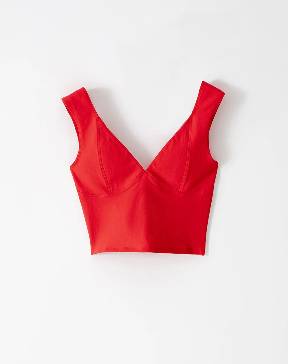 Crop top slim algodón roja mujer sold by Gef product image thumbnail 5
