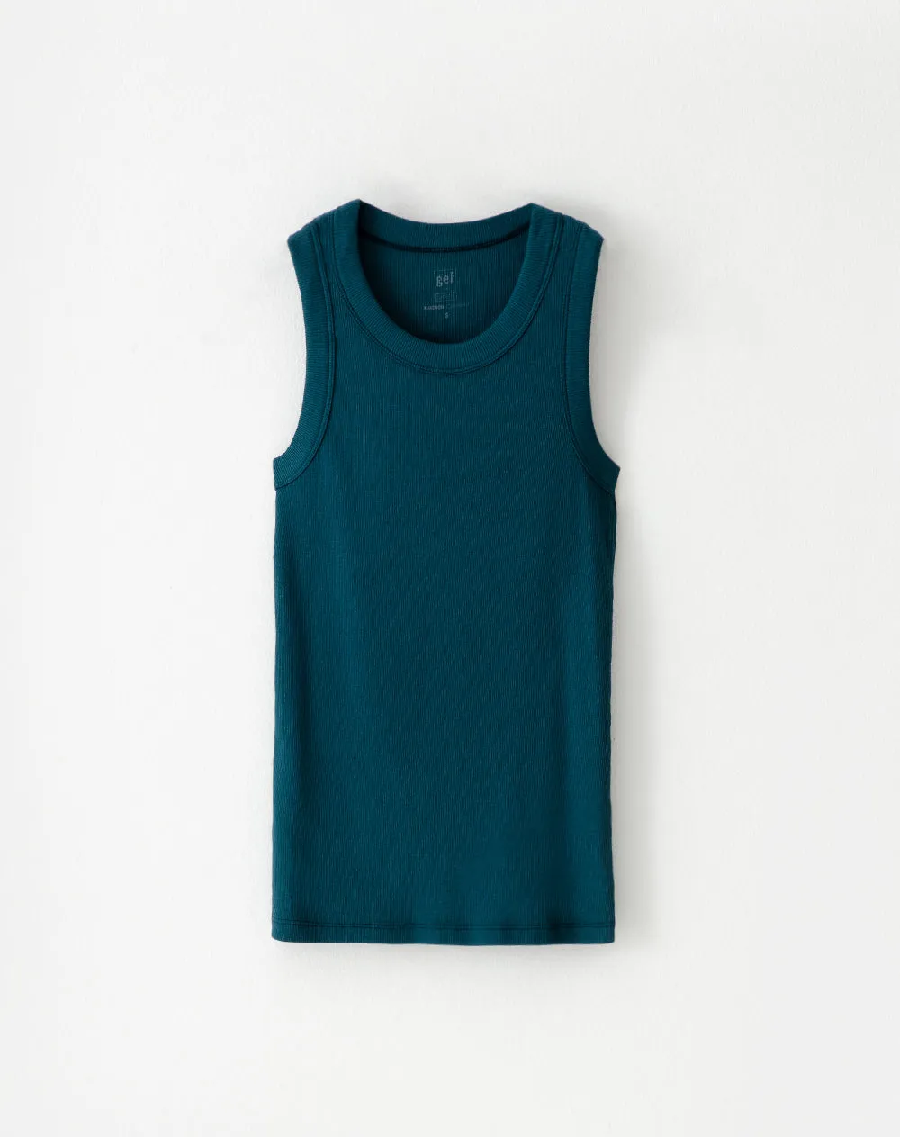 Camiseta esqueleto slim rib algodón verde mujer sold by Gef product image thumbnail 5