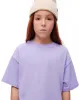 Camiseta oversize algodón lavanda niña sold by Gef