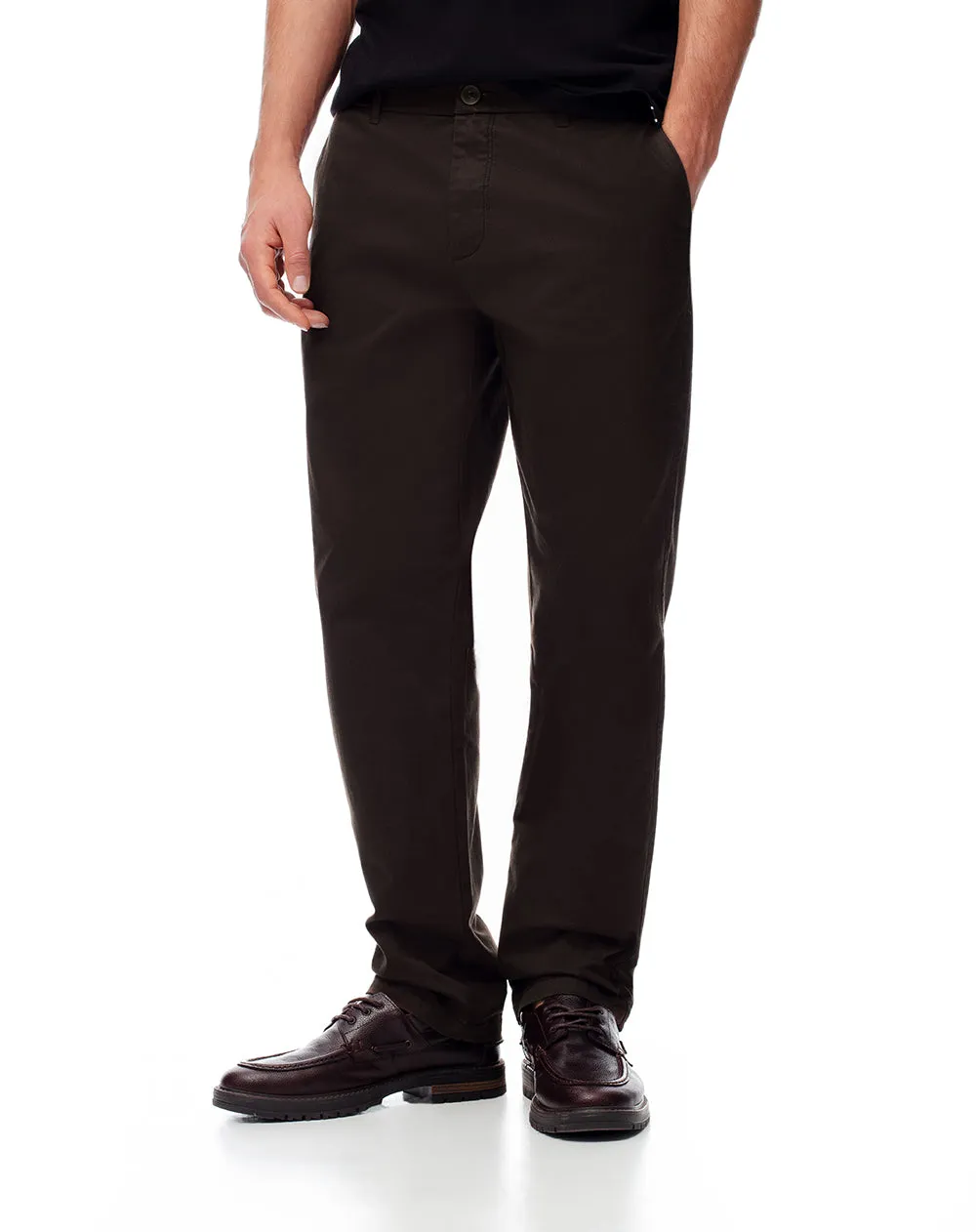 Pantalón chino algodón chocolate hombre sold by Gef product image thumbnail 3