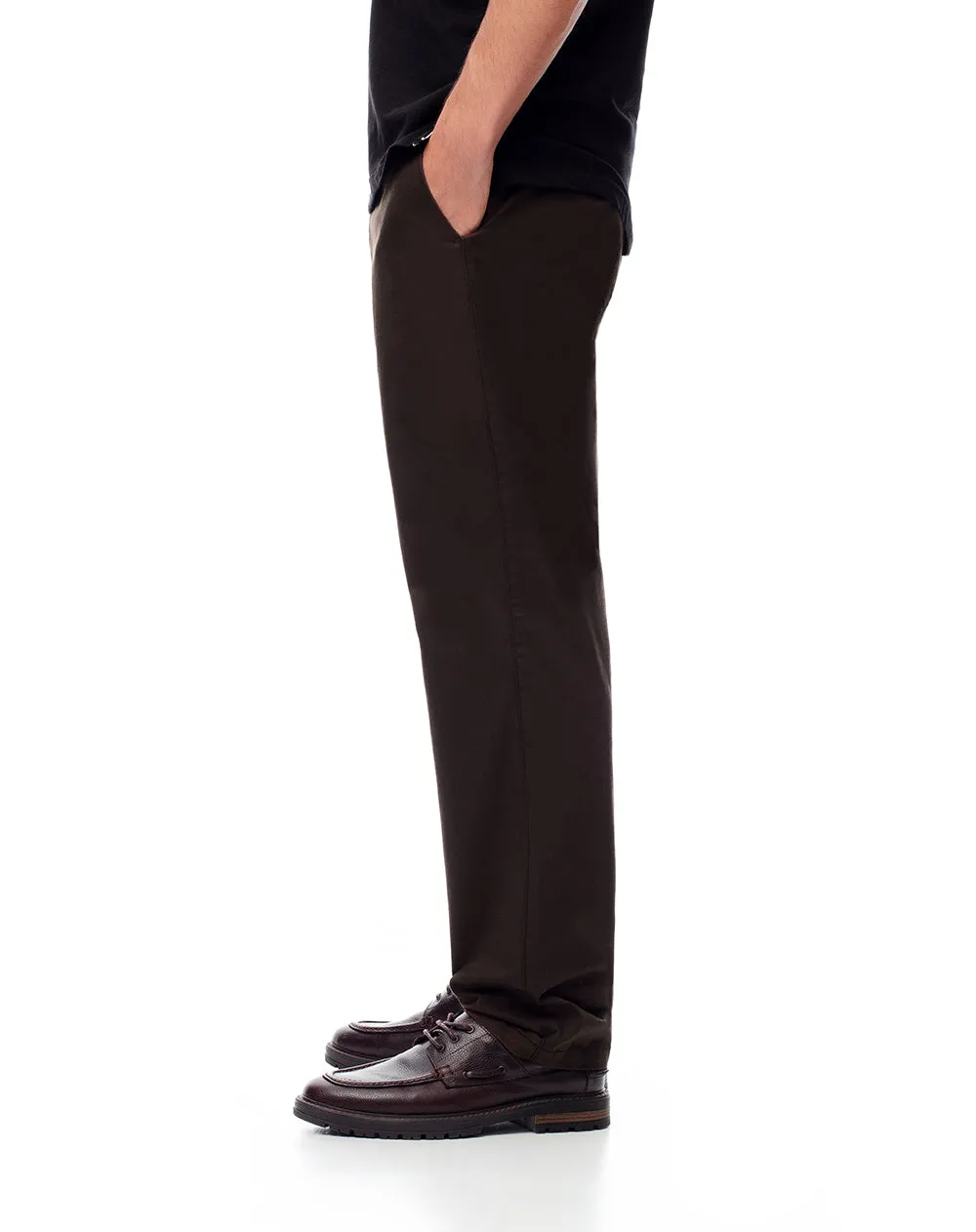 Pantalón chino algodón chocolate hombre sold by Gef product image thumbnail 4