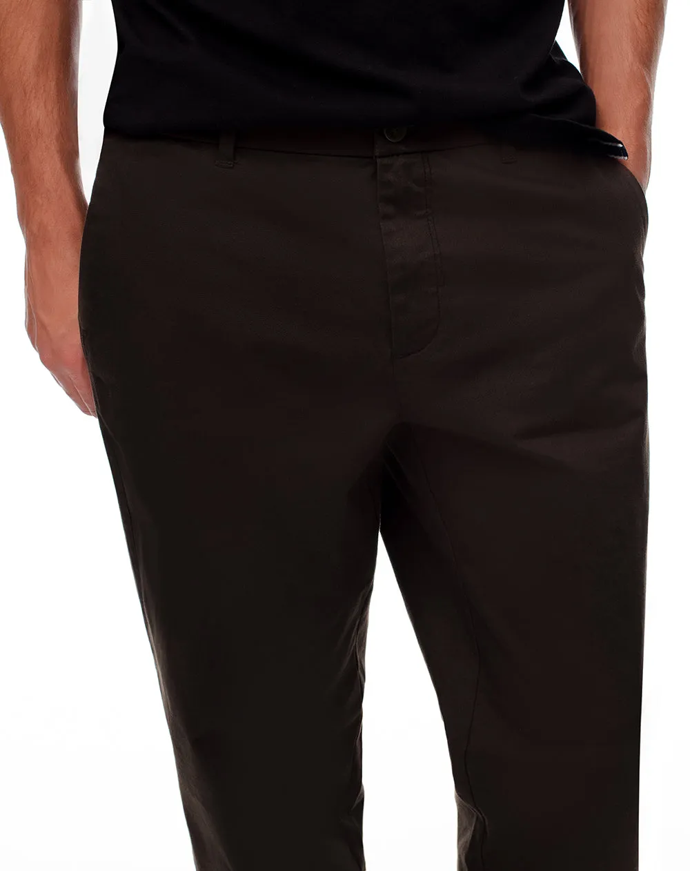 Pantalón chino algodón chocolate hombre sold by Gef product image thumbnail 5