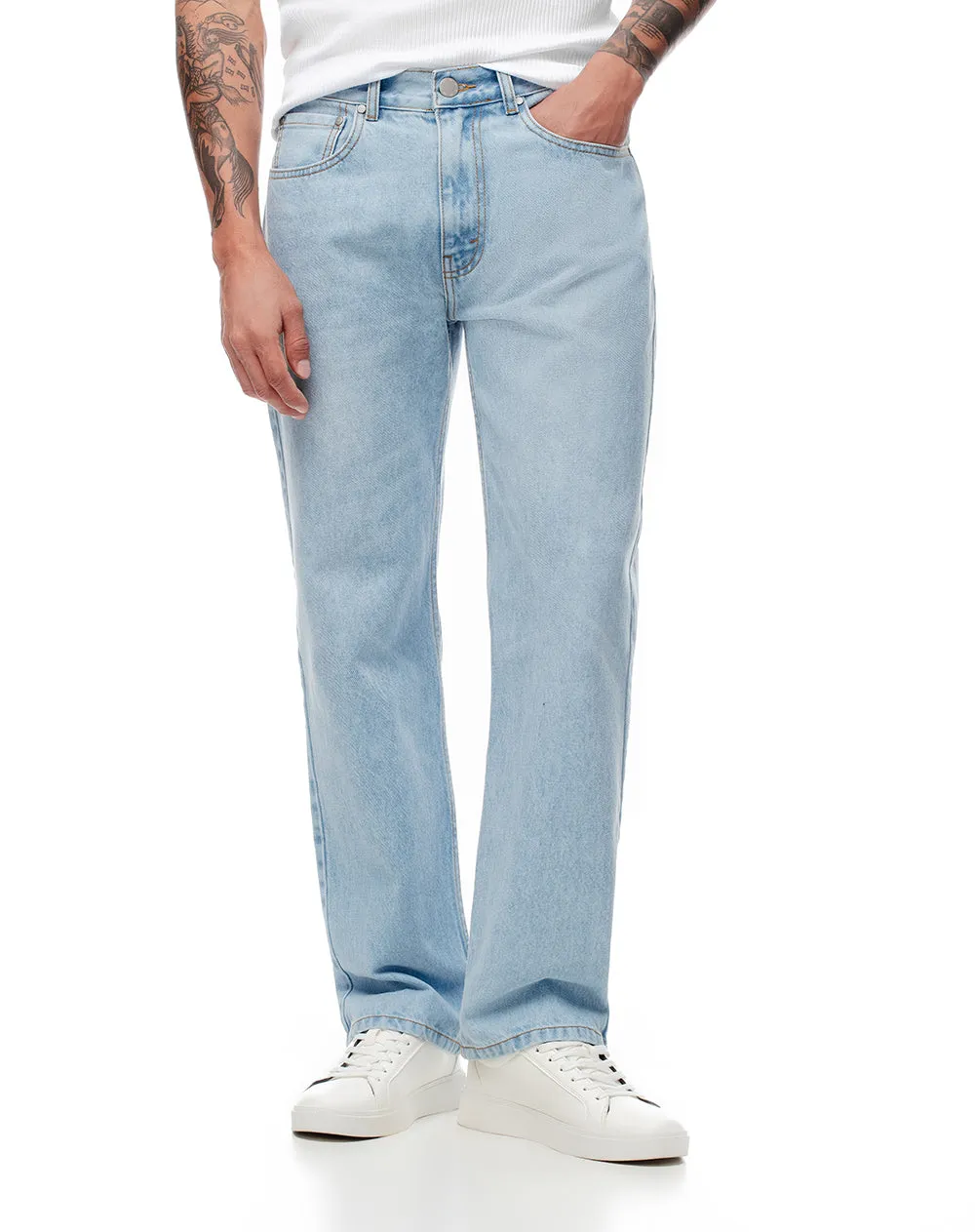 Jean recto índigo claro hombre sold by Gef product image thumbnail 3