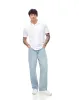 Jean oversized fit tiro medio indigo claro sold by Gef