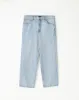 Jean oversized fit tiro medio indigo claro sold by Gef