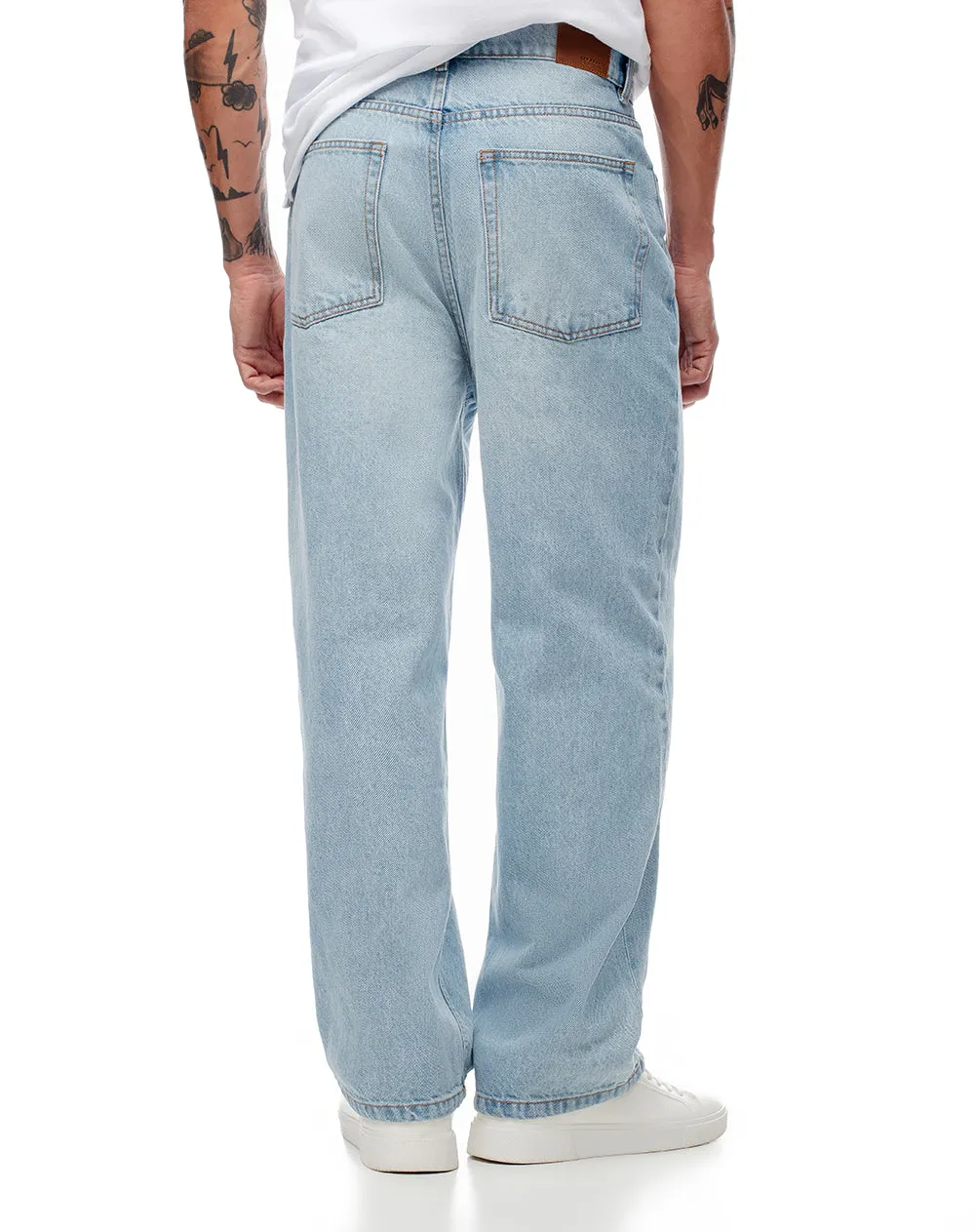 Jean wide leg índigo claro hombre sold by Gef product image thumbnail 2