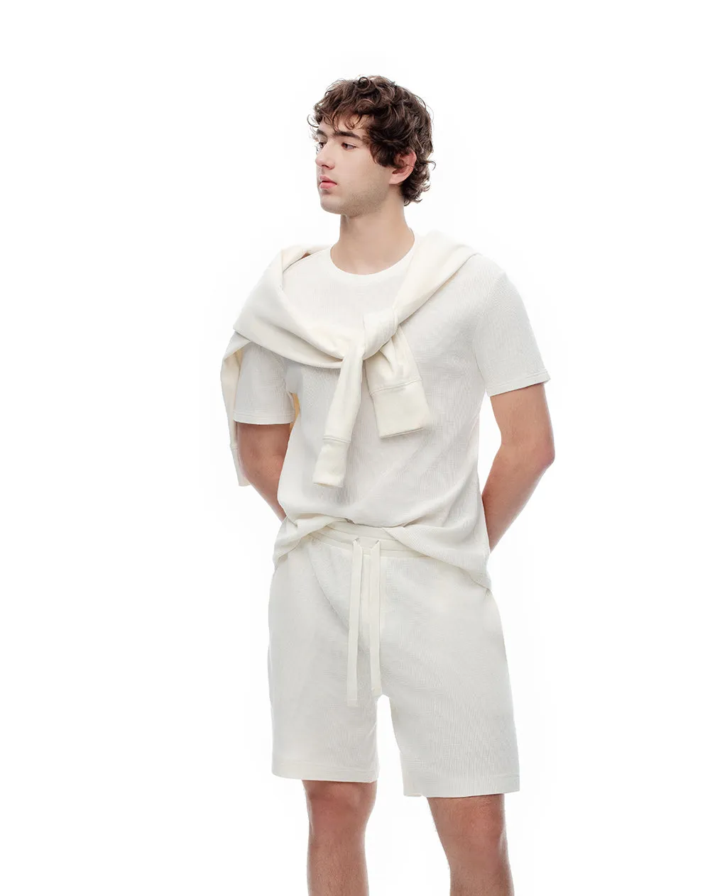 Bermuda relax algodón vainilla hombre sold by Gef