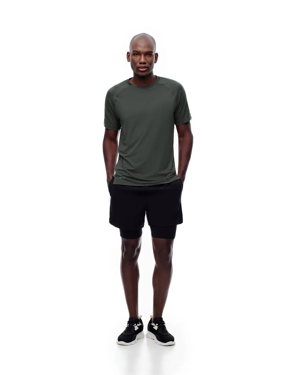 Camiseta deportiva control humedad verde hombre sold by Gef product image thumbnail 3