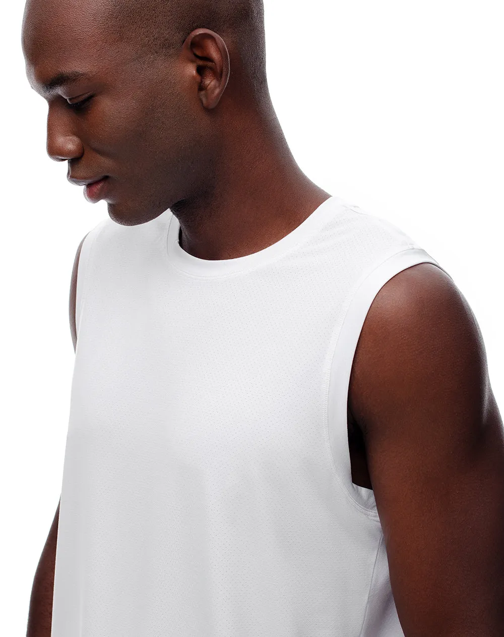 Camisilla deportiva antibacterial blanca hombre sold by Gef