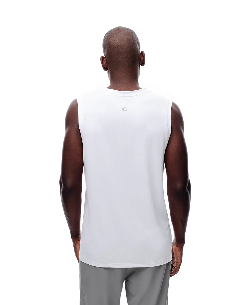 Camisilla deportiva antibacterial blanca hombre sold by Gef product image thumbnail 2