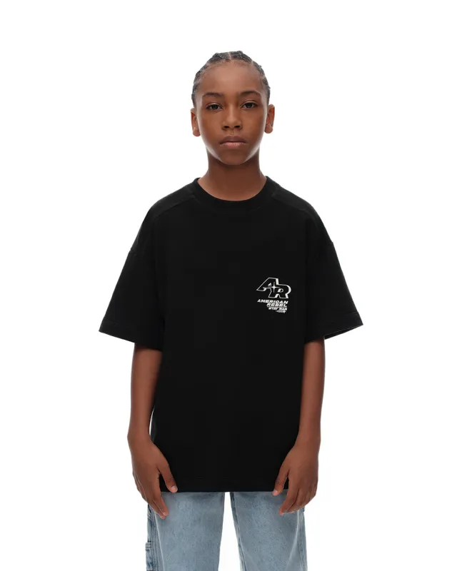 Camiseta regular fit manga corta negra sold by Gef