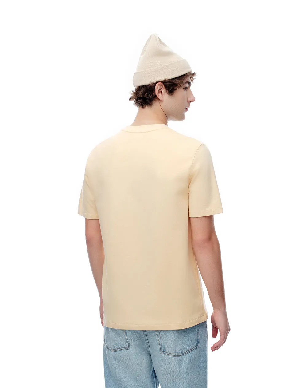 Camiseta oversize algodón amarilla hombre sold by Gef product image thumbnail 2