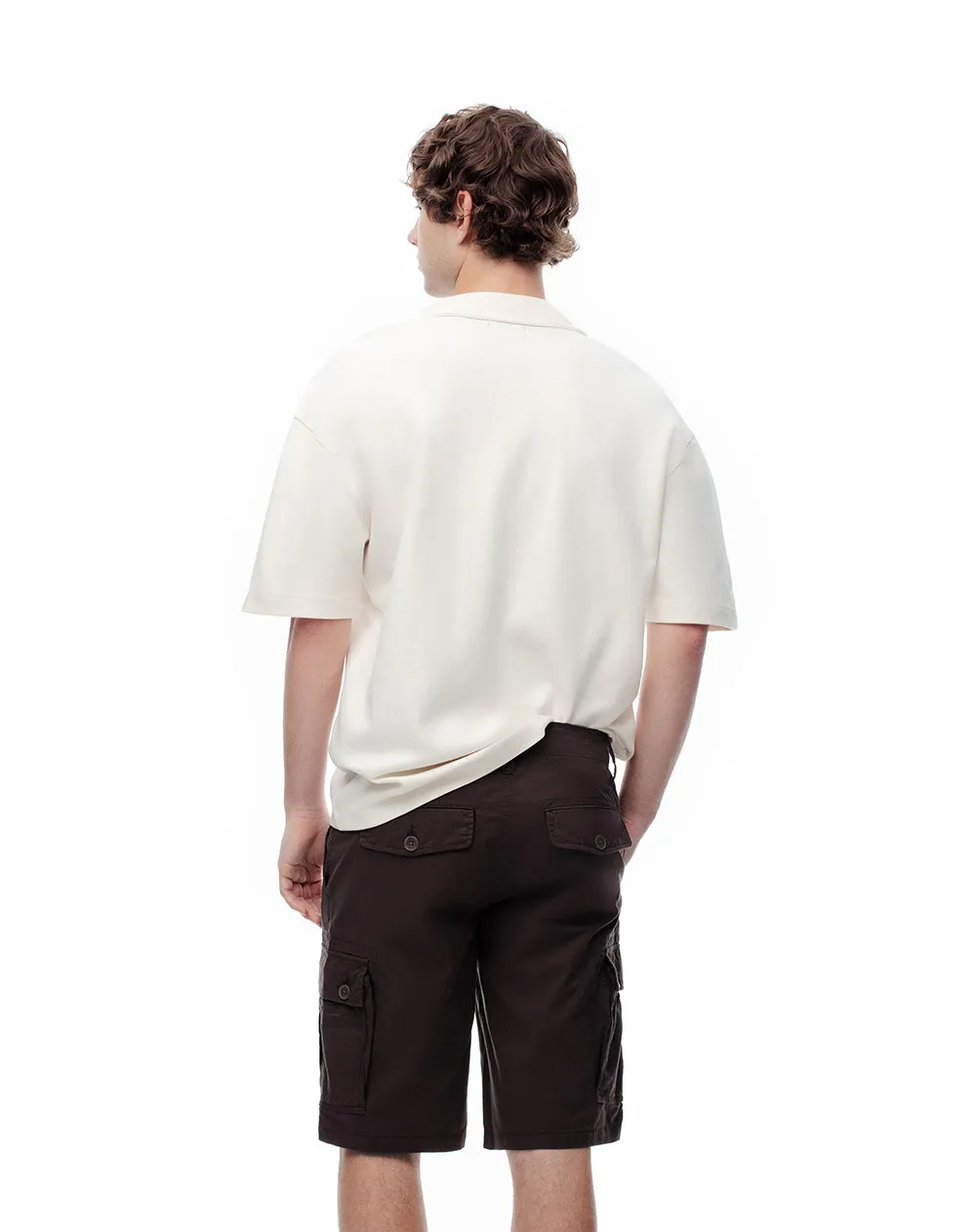 Bermuda cargo regular drill algodón chocolate hombre sold by Gef product image thumbnail 2