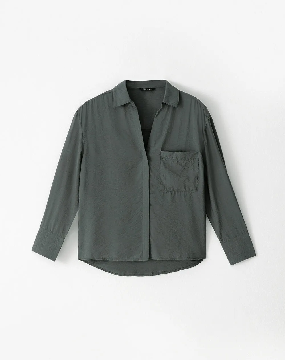 Camisa manga larga regular verde mujer sold by Gef product image thumbnail 5