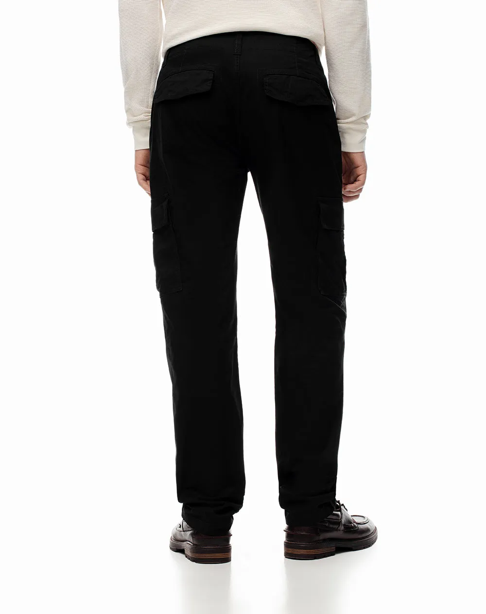 Pantalón cargo slim algodón negro hombre sold by Gef product image thumbnail 2
