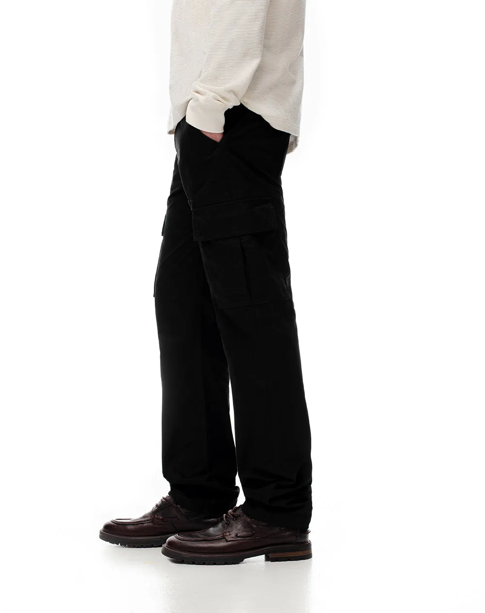 Pantalón cargo slim algodón negro hombre sold by Gef product image thumbnail 4