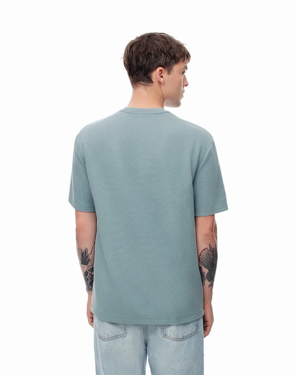 Camiseta regular verde hombre sold by Gef product image thumbnail 2
