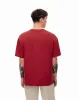 Camiseta regular fit manga corta roja sold by Gef