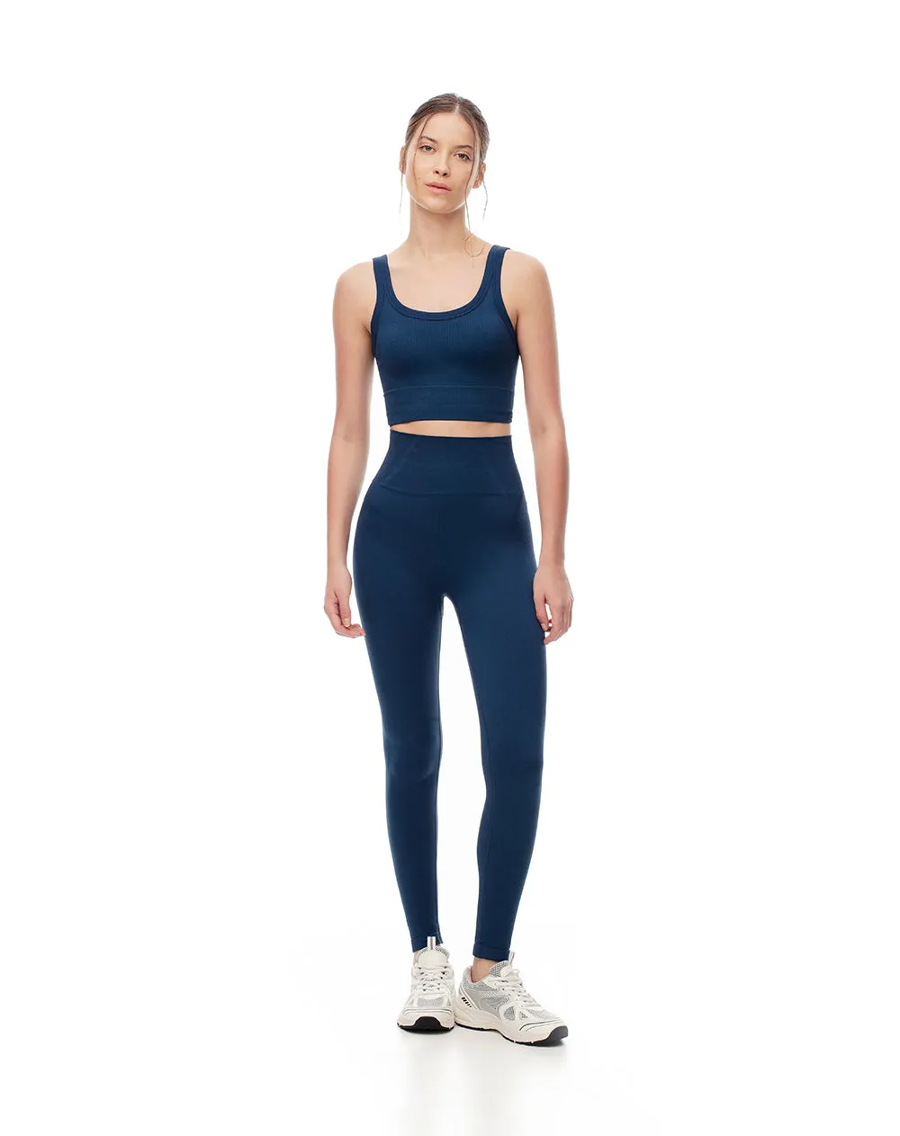 Legging deportivo seamless azul mujer sold by Gef