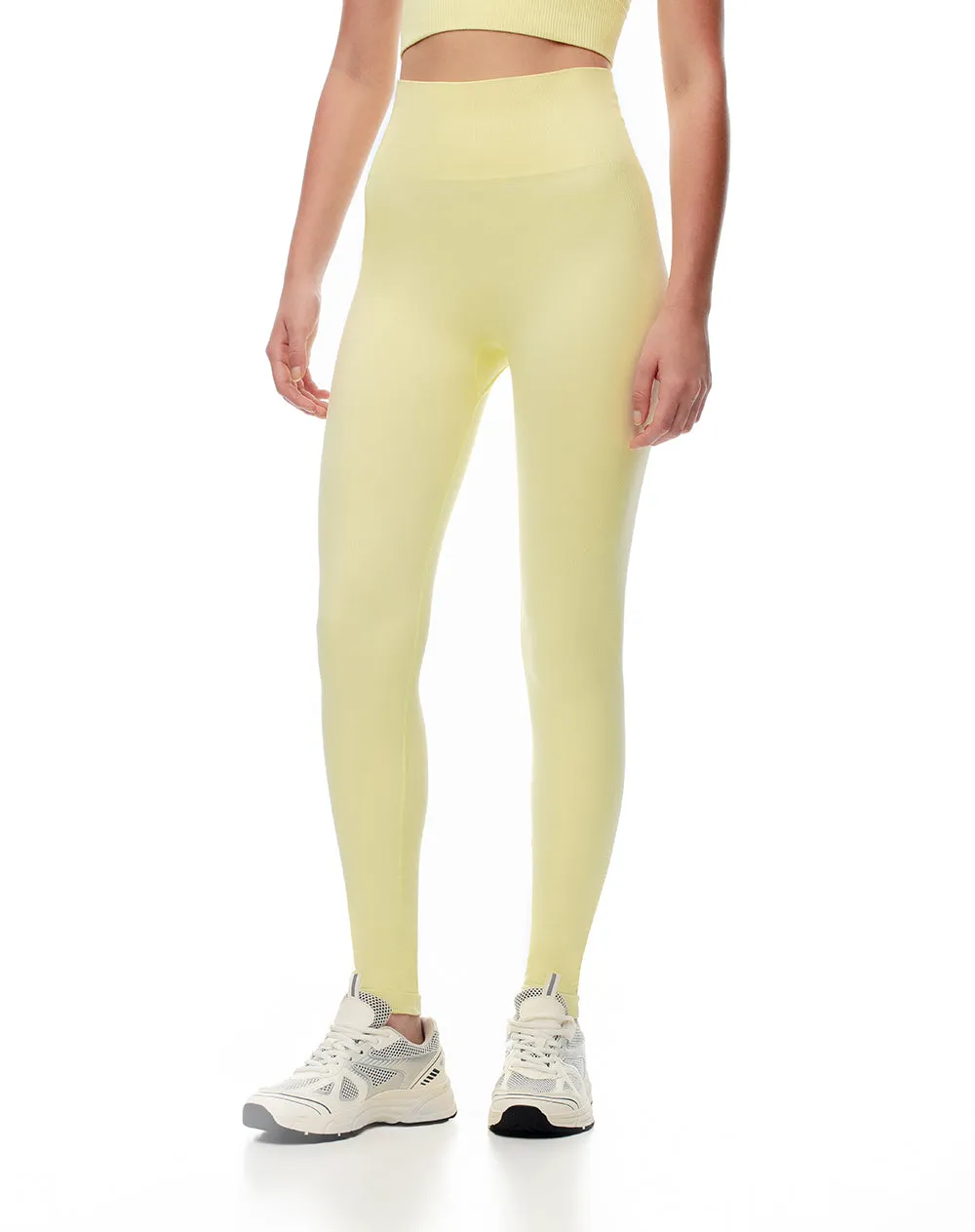 Legging deportivo seamless amarillo mujer sold by Gef product image thumbnail 3