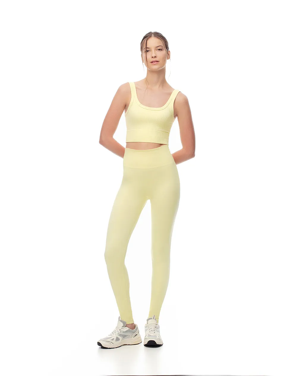 Legging deportivo seamless amarillo mujer sold by Gef