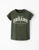 Camiseta regular fit manga 3/4 verde sold by Gef