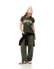 Camiseta regular fit manga 3/4 verde sold by Gef