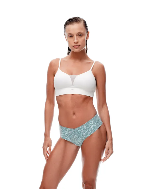 Panty boxer en punto tiro medio verde estampado sold by Gef