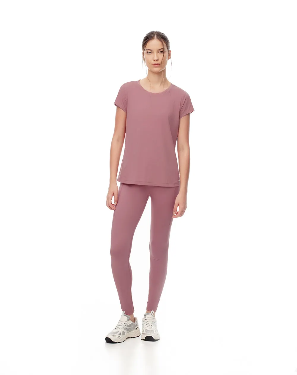 Camiseta deportiva secado rápido malva mujer sold by Gef product image thumbnail 3