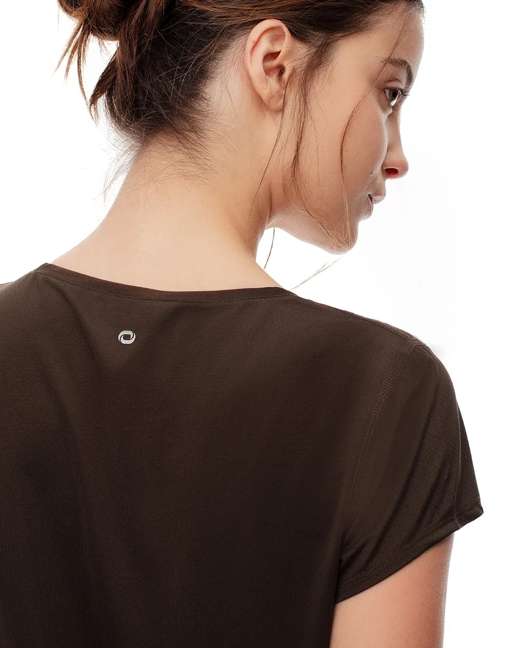 Camiseta deportiva secado rápido chocolate mujer sold by Gef product image thumbnail 5