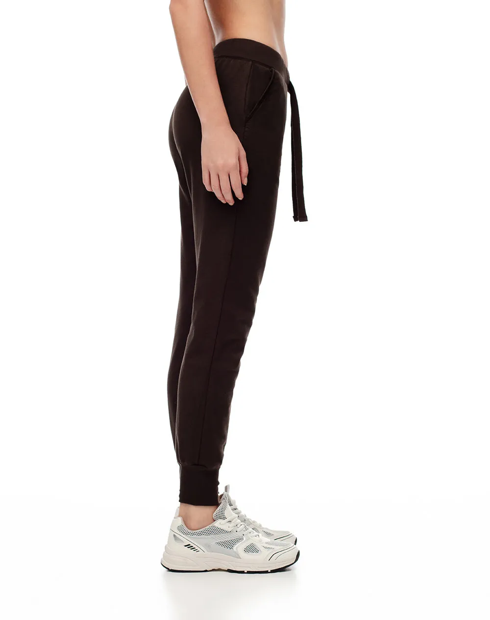 Jogger tiro medio algodón chocolate mujer sold by Gef product image thumbnail 4